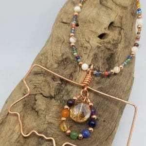 Chakra Suncatcher for the Rearview Mirror