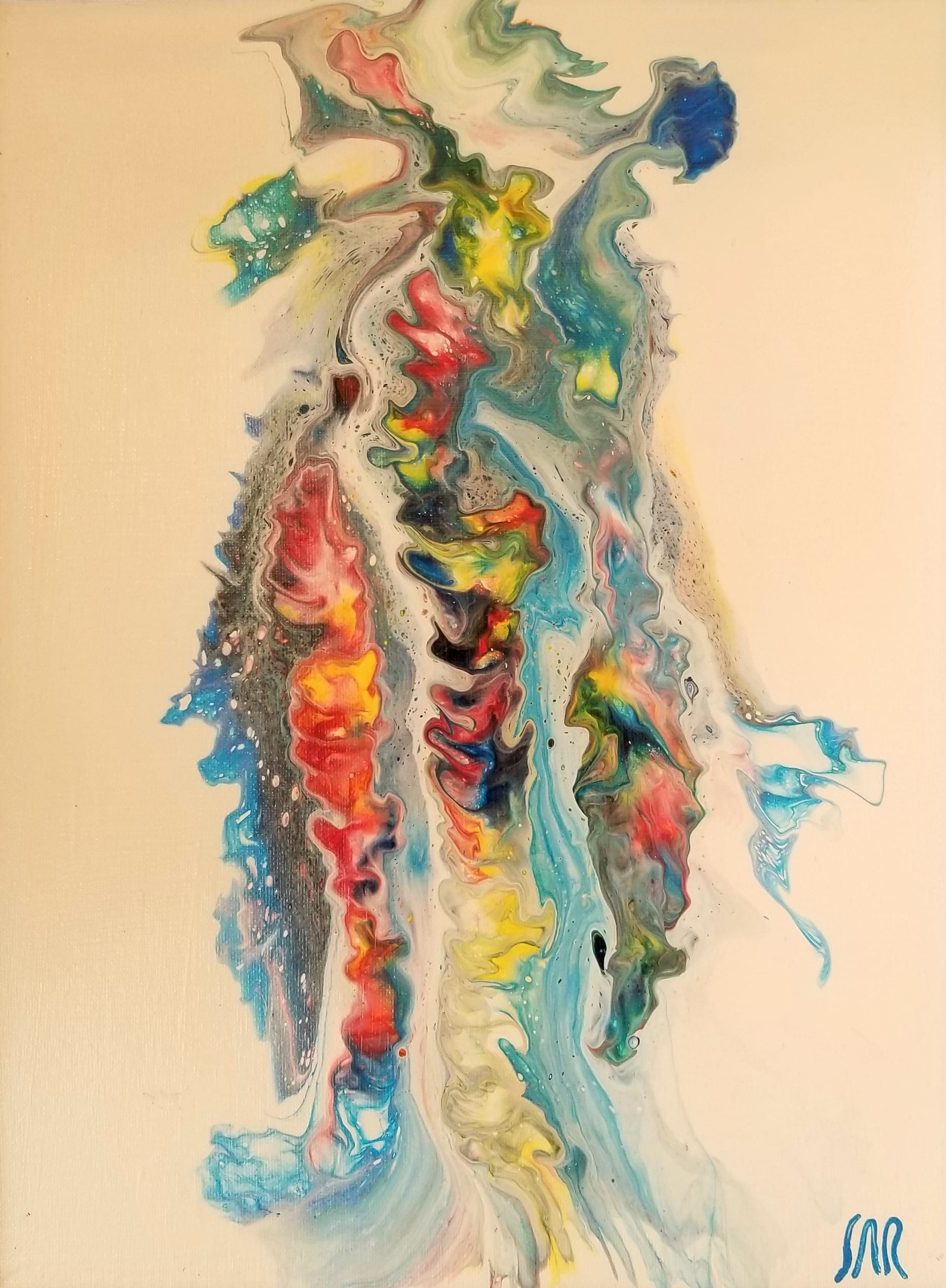 Color Flow - 11"x14", Framed