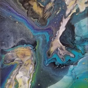 Cosmic Creation II - Acrylic 8"x10"
