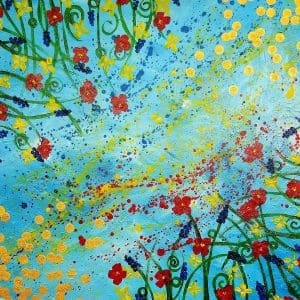 Under the Rainbow II, 24"x24"